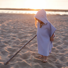 Charger l&#39;image dans la galerie, Poncho à Capuche Enfant - Lavande
