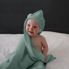 Load image into Gallery viewer, Children&#39;s Towel Set - Old Green
