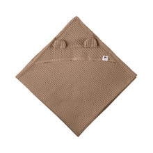 Charger l&#39;image dans la galerie, Children&#39;s Towel with Hood - Taupe Brown
