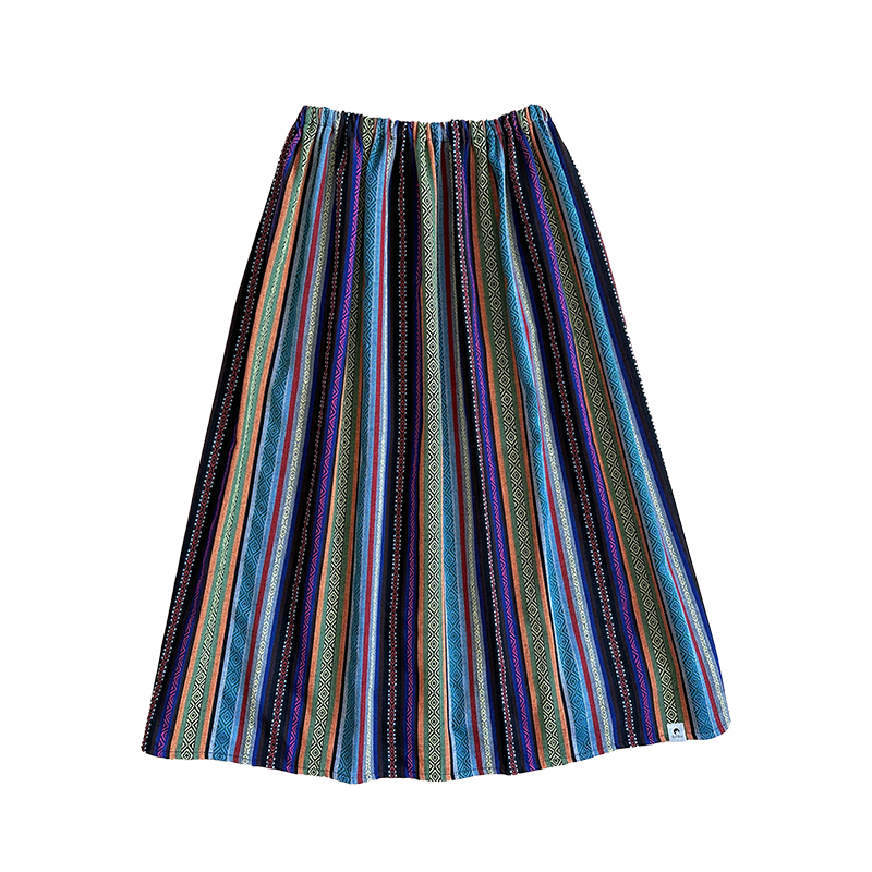 Folk skirt Cornflower - 80cm  