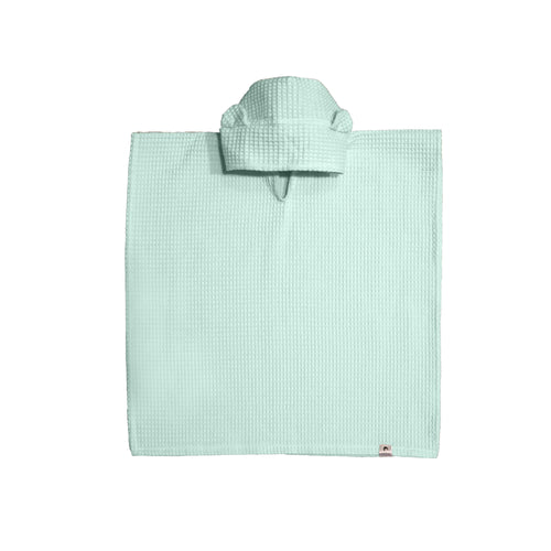 Bērnu Pončo ar Kapuci / Hooded Kids Poncho  - Light Mint - Susu Shop Latvia